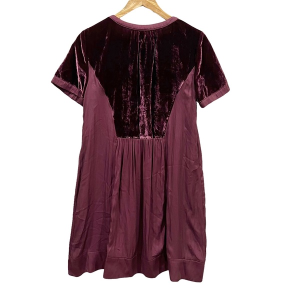 Anthropologie Maeve Ingrid Velvet Swing Dress - Picture 6 of 8